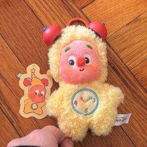 Colorful Plush Clock Character Toy